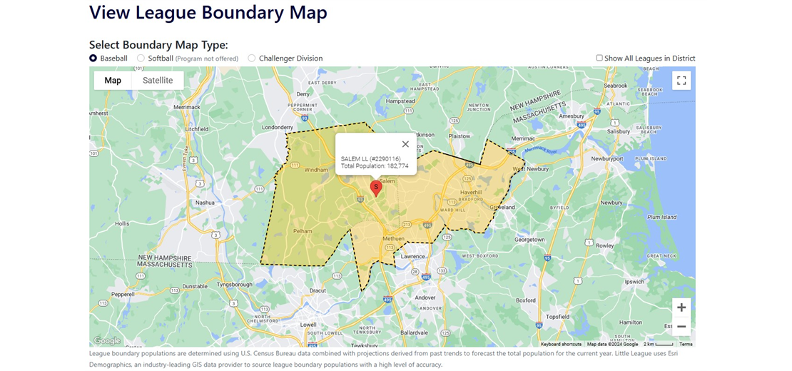 SYB Boundary Map for 2025