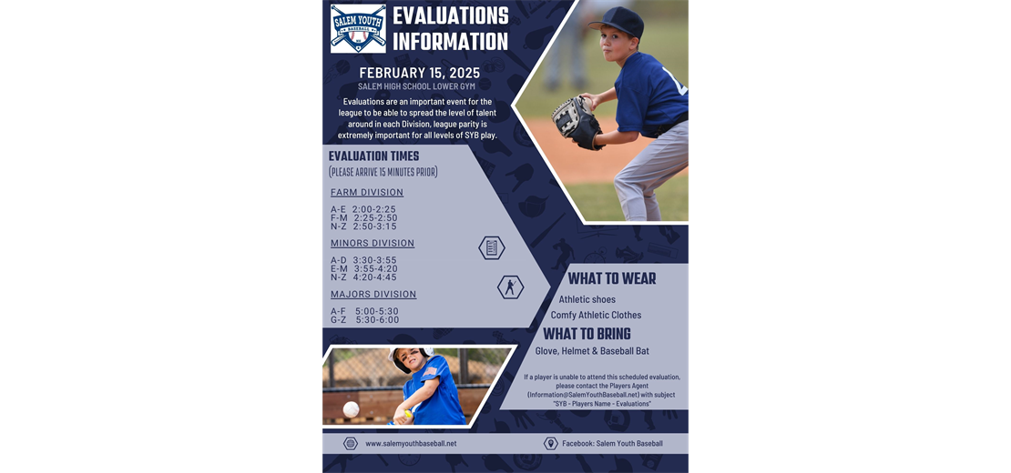 Evaluations Information